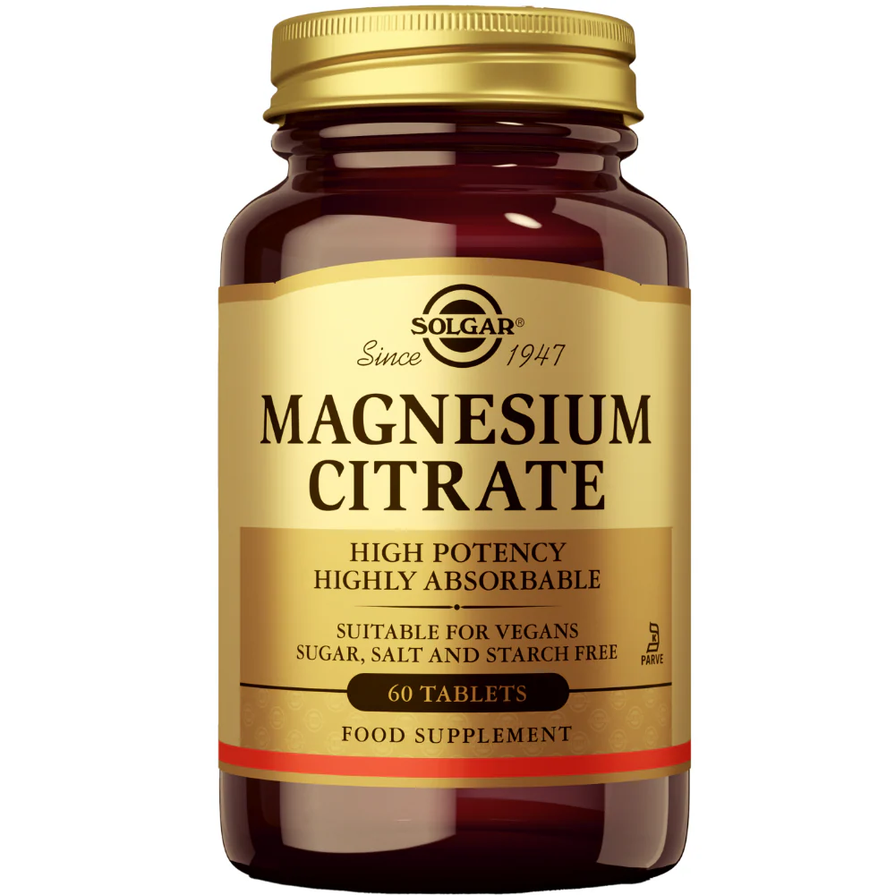 Solgar Magnesium Citrate 60 Tablets