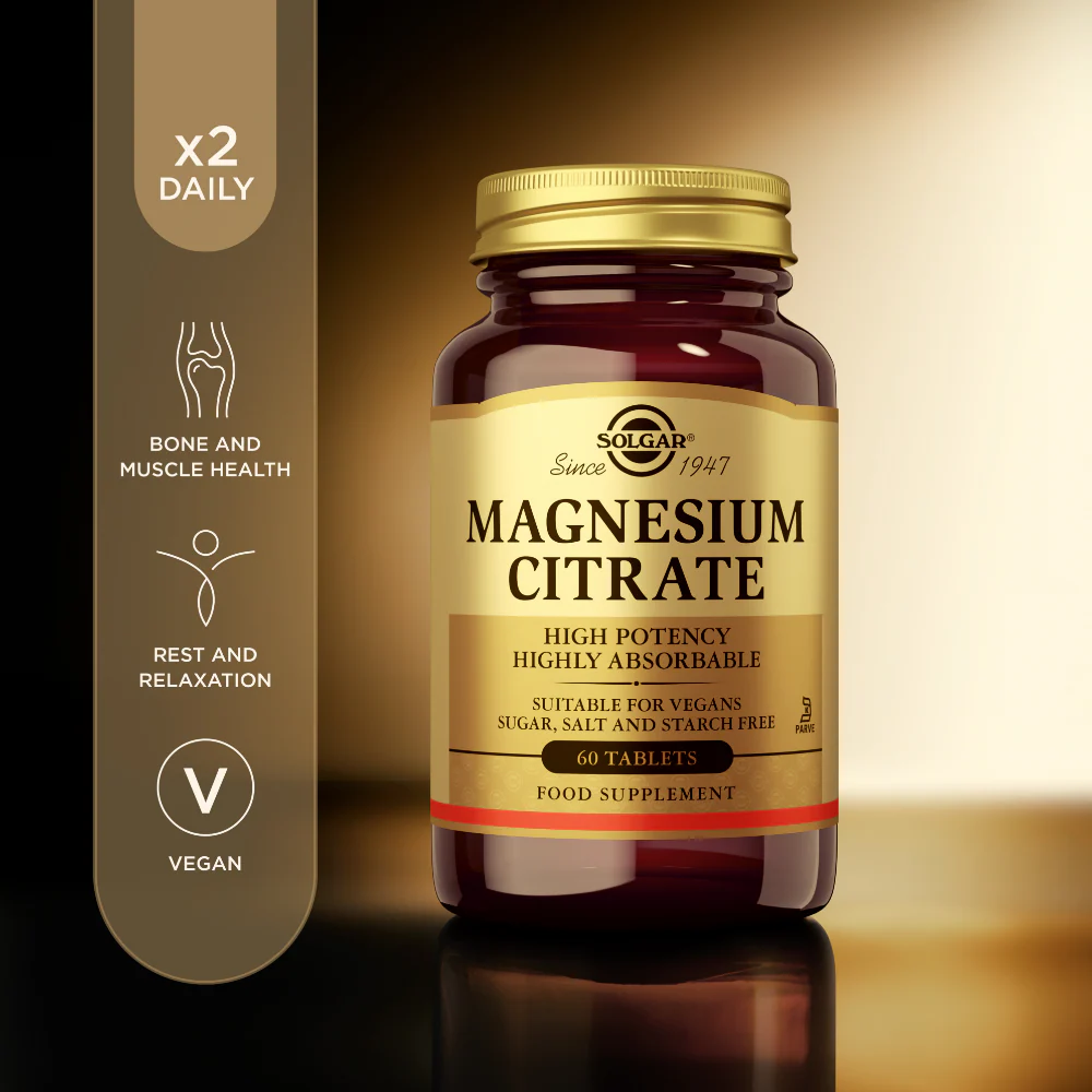 Solgar Magnesium Citrate 60 Tablets - Image 2