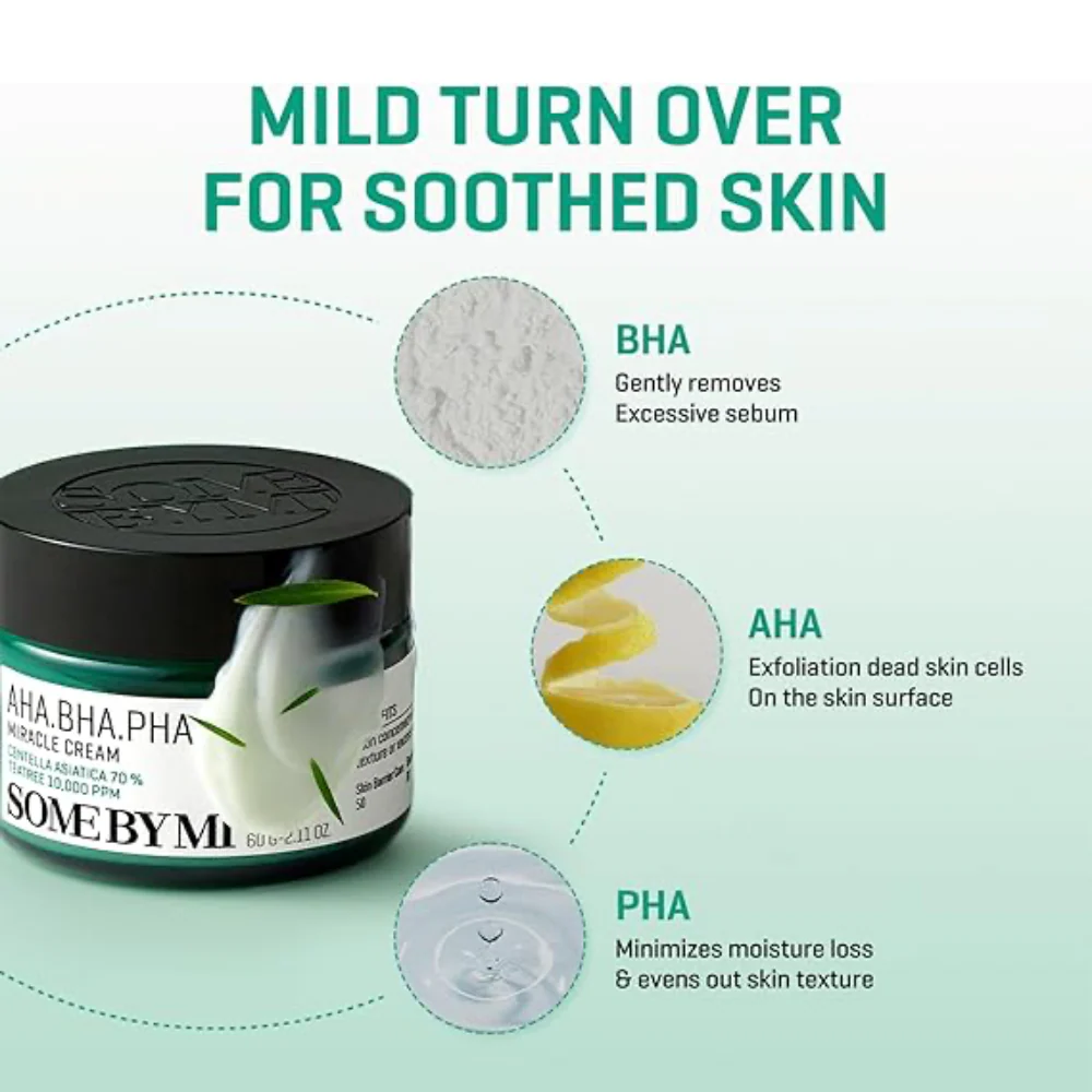 Some By Mi 30 Days AHA, BHA, PHA Miracle Cream 60ml - Image 5