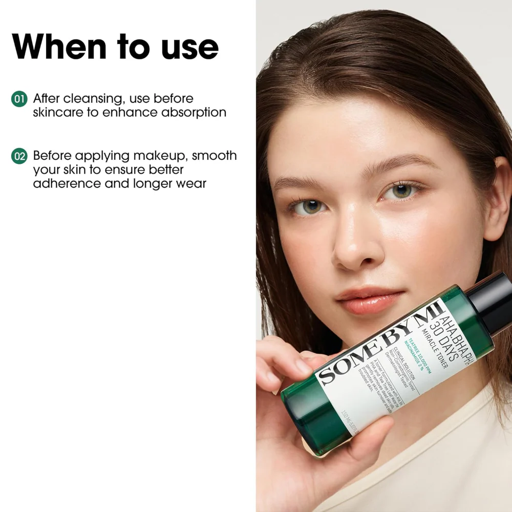 Some By Mi 30 Days AHA, BHA, PHA Miracle Toner 30ml - Image 5