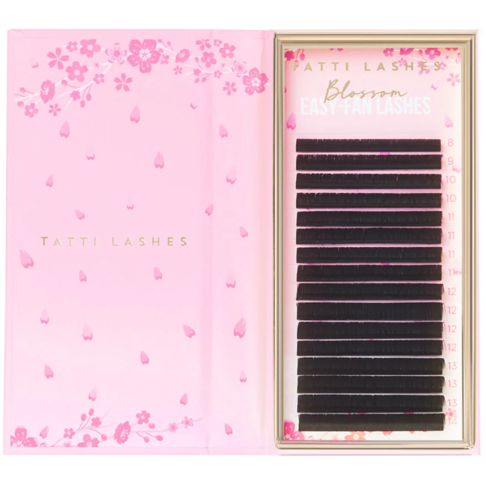 Tatti Lashes Mixed Length C Curl 0.05 Blossom Easy-Fan Individual Lashes Black - Image 2