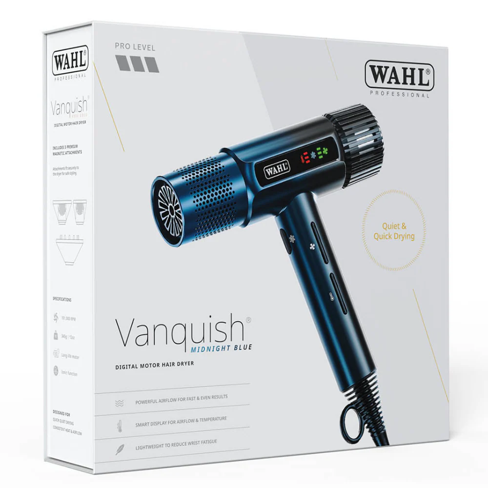 Wahl Professional Vanquish Hair Dryer Midnight Blue - Image 5