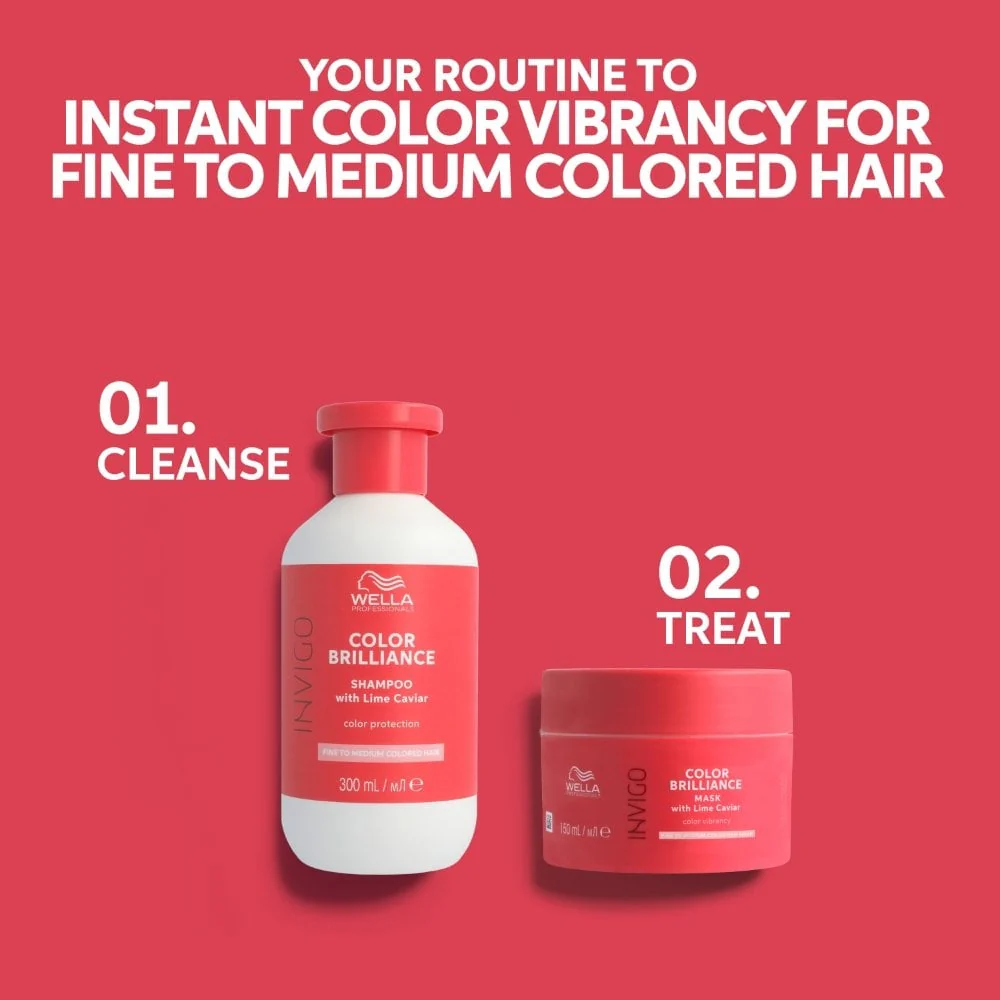 Wella Professionals Invigo Colour Brilliance Vibrant Colour Shampoo Fine/Normal Hair 1000ml - Image 10