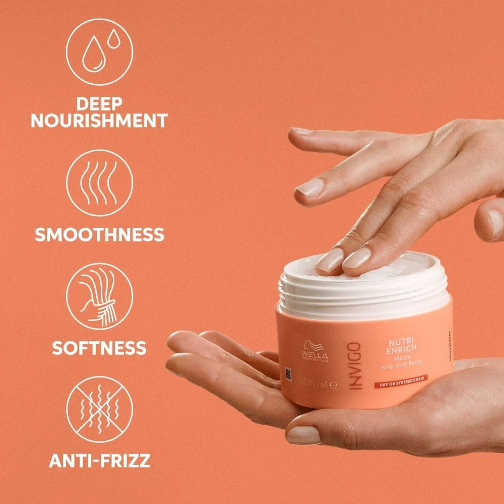 Wella Professionals Invigo Nutri-Enrich Deep Nourishing Mask 500ml - Image 6