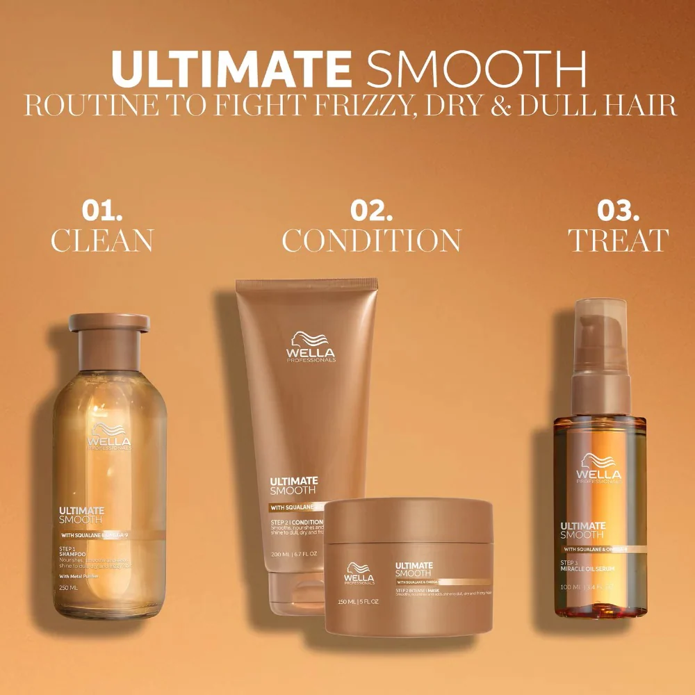 Wella Professionals Ultimate Smooth Shampoo 100ml - Image 5